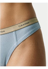 Calvin Klein Underwear Stringi LV00QF8771 Niebieski. Kolor: niebieski. Materiał: bawełna #3