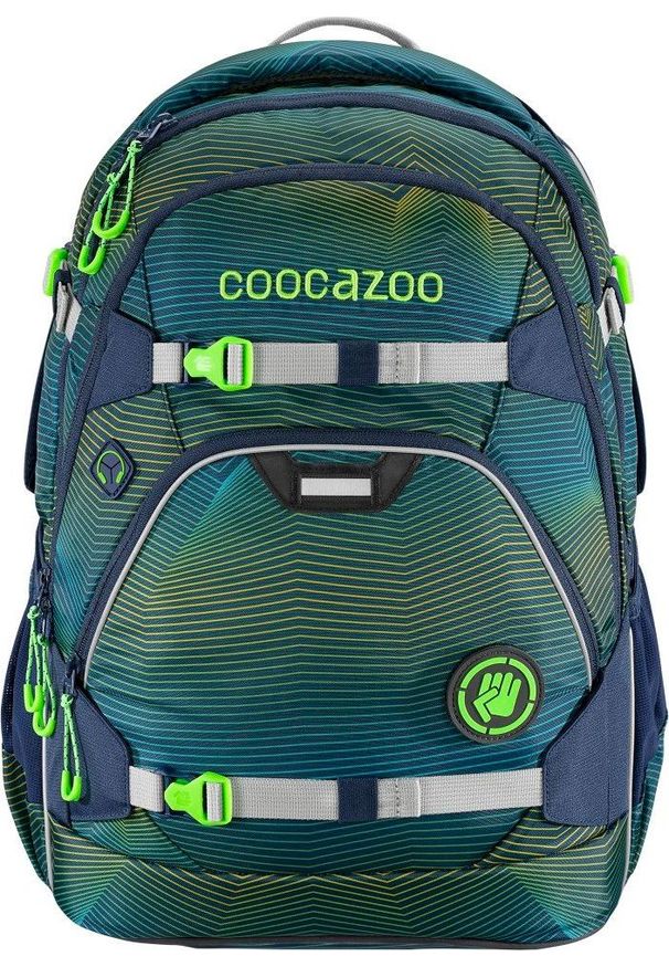 COOCAZOO - Coocazoo Plecak szkolny ScaleRale Soniclights Green