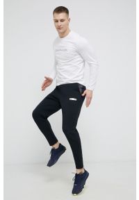 Calvin Klein Performance Spodnie męskie kolor czarny gładkie. Kolor: czarny. Materiał: dzianina. Wzór: gładki #3