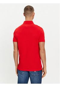 TOMMY HILFIGER - Tommy Hilfiger Polo 1985 MW0MW17771 Czerwony Slim Fit. Typ kołnierza: polo. Kolor: czerwony. Materiał: bawełna #5