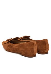 Lauren Ralph Lauren - LAUREN RALPH LAUREN Baleriny 802P04175002 Brązowy. Kolor: brązowy. Materiał: skóra, zamsz #6