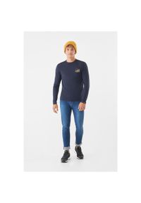 Viking - Longsleeve męski VIKING Escalante Man Bamboo. Kolor: niebieski. Długość rękawa: długi rękaw. Sport: turystyka piesza