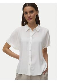 Vero Moda Koszula Alice 10342668 Biały Regular Fit. Kolor: biały. Materiał: wiskoza #3
