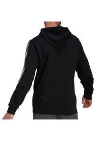 Adidas - Bluza adidas Essentials Hoodie M GK9581. Kolor: wielokolorowy, czarny, biały