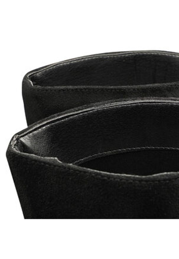 Jenny Fairy Kozaki LS5784-02 Czarny. Kolor: czarny. Materiał: materiał