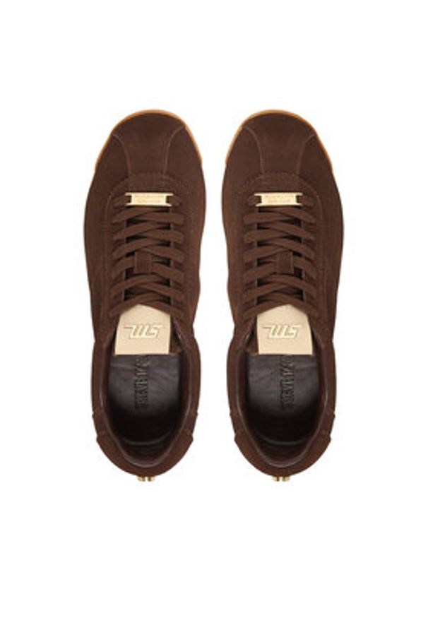 Steve Madden Sneakersy Mirage-Sm SM11003908 Brązowy. Kolor: brązowy. Materiał: zamsz, skóra