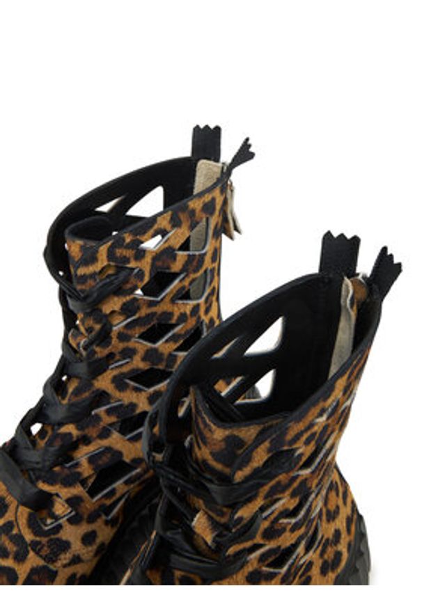 AGL Trzewiki Viggy D751517PGKI043G446 Brązowy. Kolor: brązowy. Materiał: skóra