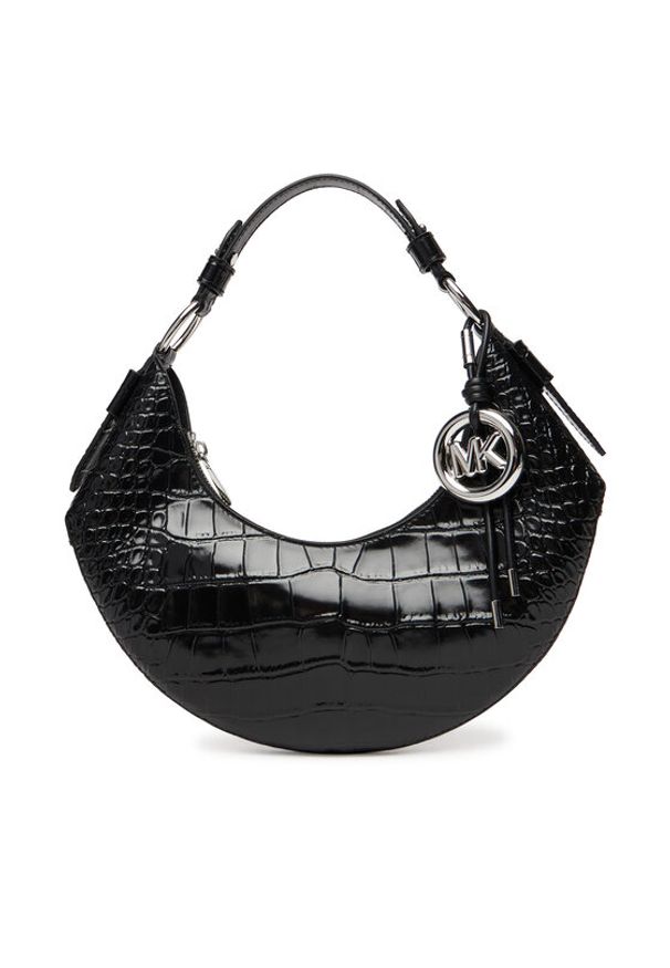 MICHAEL Michael Kors Torebka 30F5SQ4L6E Czarny. Kolor: czarny. Materiał: skórzane