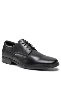 Clarks Półbuty Howard Walk 261612857 Czarny. Kolor: czarny. Materiał: skóra #8