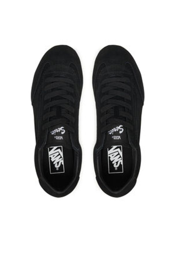 Vans Sneakersy Super Lowpro VN000E89BKA1 Czarny. Kolor: czarny. Materiał: zamsz, skóra