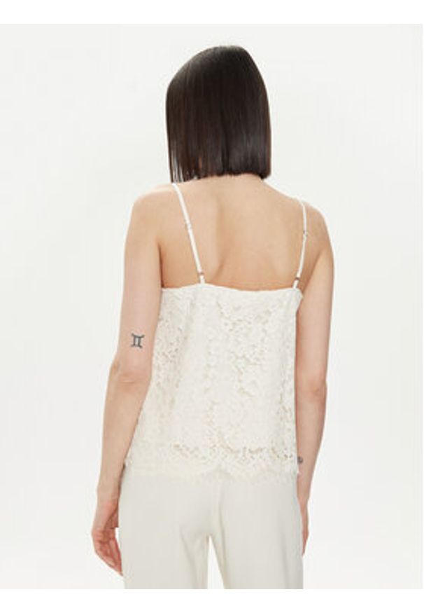 YAS Top Perla 26032812 Écru Regular Fit. Materiał: syntetyk