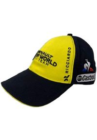 OEM - Czapka Ricciardo Renault F1 Żółto-Czarna - Premium Komfort. Kolor: czarny, wielokolorowy, żółty