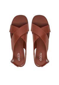 ecco - ECCO Sandały Sculpted Alba 25 23383301014 Brązowy. Kolor: brązowy. Materiał: skóra #4