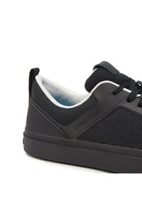 Calvin Klein Sneakersy Low Top Lace Up Knit HM0HM01488 Czarny. Kolor: czarny. Materiał: materiał