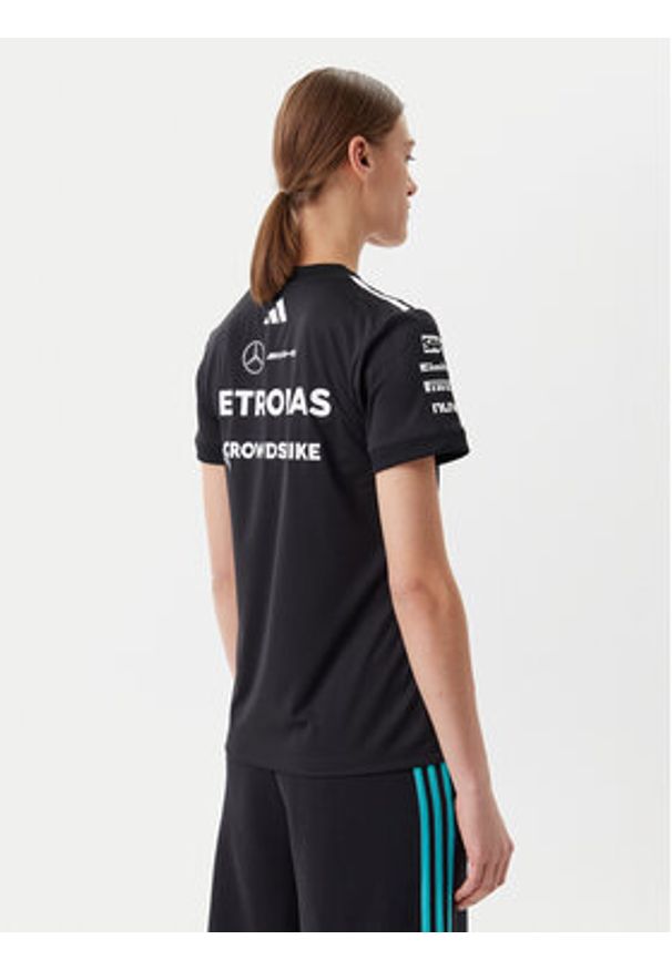 Adidas - adidas T-Shirt Mercedes - AMG Petronas Formula One Team Driver JW5362 Czarny Regular Fit. Kolor: czarny. Materiał: syntetyk