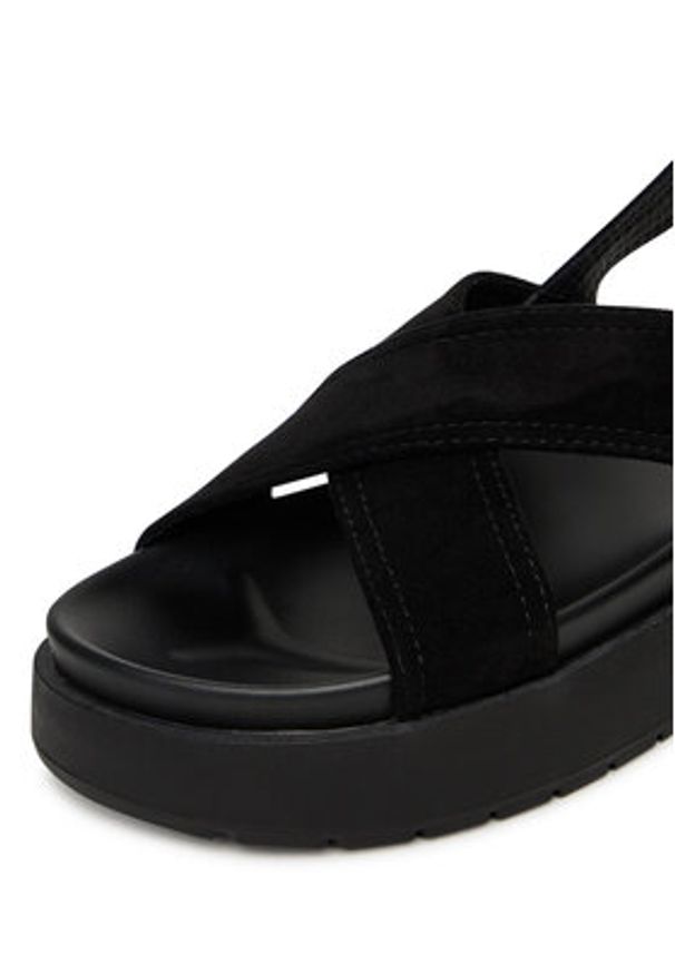 Jenny - JENNY Sandały HY69916-3 Czarny. Kolor: czarny. Materiał: materiał