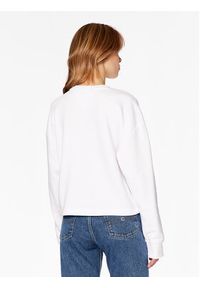 Tommy Jeans Bluza Essential Logo DW0DW15409 Biały Regular Fit. Kolor: biały. Materiał: bawełna, syntetyk #5