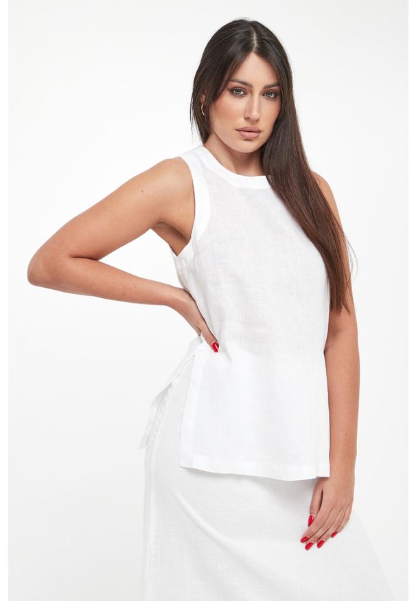 Ecoalf - Top damski lniany Sia ECOALF. Materiał: len