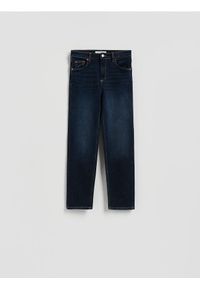 Reserved - Jeansy straight - granatowy. Kolor: niebieski #1