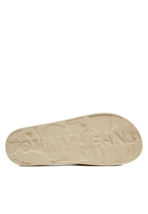 Tommy Jeans Klapki EM0EM01559 Beżowy. Kolor: beżowy