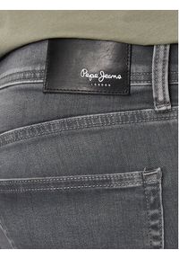 Pepe Jeans Jeansy PM207389 Szary Slim Fit. Kolor: szary