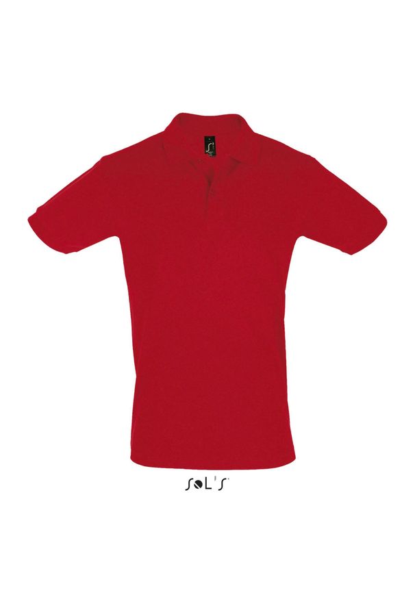 SOL'S - Polo Sol's Perfect. Typ kołnierza: polo. Kolor: czerwony. Styl: elegancki