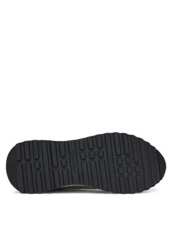 Calvin Klein Sneakersy Low Top Lace Up Repreve Mix HM0HM01714 Czarny. Kolor: czarny. Materiał: skóra