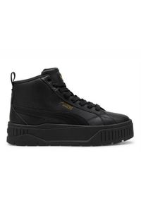 Buty do chodzenia damskie Puma Karmen Ii Mid. Zapięcie: sznurówki. Kolor: wielokolorowy, czarny. Materiał: tkanina, materiał, skóra, syntetyk. Szerokość cholewki: normalna. Sport: turystyka piesza