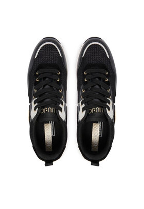 Liu Jo Sneakersy Maxi Wonder 01 BA6009 PX077 Czarny. Kolor: czarny. Materiał: skóra