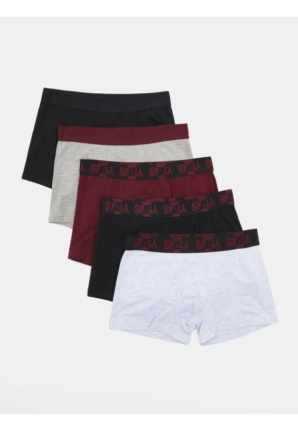 Sinsay - Bokserki Classic 5 pack - czarny. Kolor: czarny