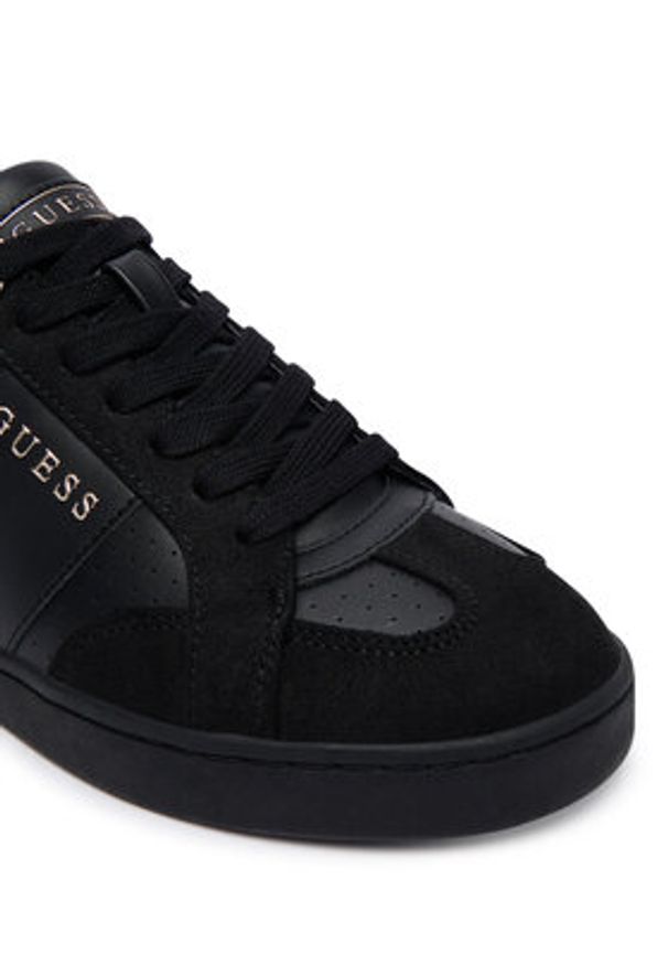 Guess Sneakersy FLFJR7 ESU12 Czarny. Kolor: czarny. Materiał: skóra