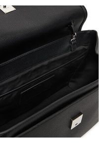 Calvin Klein Torebka Emblem Hw Pebble Satchel LV04F3494G Czarny. Kolor: czarny. Materiał: skórzane #3