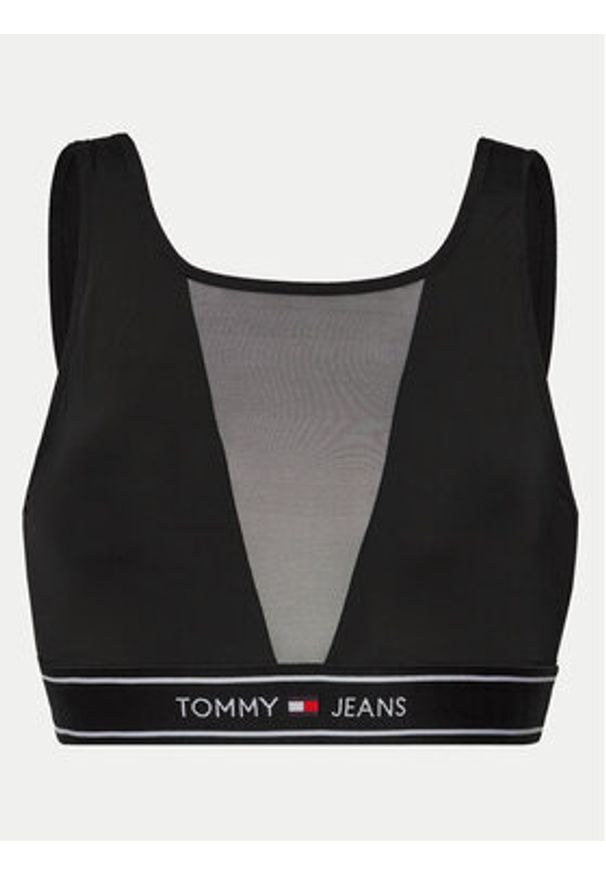 TOMMY HILFIGER - Tommy Hilfiger Biustonosz top UW0UW05132 Czarny. Kolor: czarny. Materiał: syntetyk
