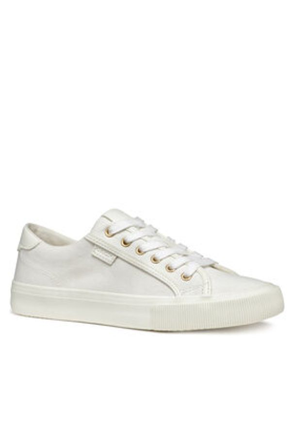 Geox Sneakersy D Emmeleny D550UA 011BC C1405 Biały. Kolor: biały. Materiał: materiał
