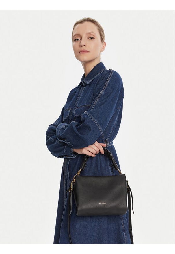 Coccinelle Torebka M50 Boheme Grana Double E1 M50 58 01 01 Czarny. Kolor: czarny. Materiał: skórzane