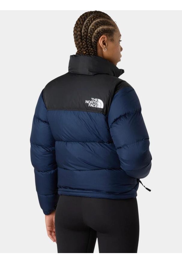 Kurtka Damska The North Face 1996 Retro Nuptse. Kolor: czarny, niebieski, wielokolorowy. Materiał: puch. Sport: turystyka piesza
