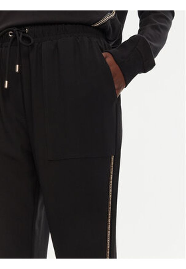 Liu Jo Sport Spodnie materiałowe TA5140 TS423 Czarny Regular Fit. Kolor: czarny. Materiał: syntetyk. Styl: sportowy