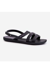 Płaskie Sandały Damskie 83516 Ipanema Style Sandal Fem Czarne. Okazja: na spacer, na plażę. Kolor: czarny #9