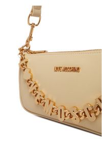 Love Moschino - LOVE MOSCHINO Torebka JC4154PP1OL1712A Beżowy. Kolor: beżowy. Materiał: skórzane #4