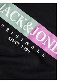 Jack & Jones - Jack&Jones T-Shirt Lafayette 12252681 Czarny Standard Fit. Kolor: czarny. Materiał: bawełna #7
