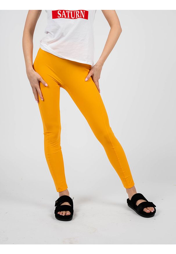 Patrizia Pepe Legginsy | 2P1420 JZ26 | Kobieta | Pomarańczowy. Kolor: pomarańczowy. Materiał: poliamid, elastan