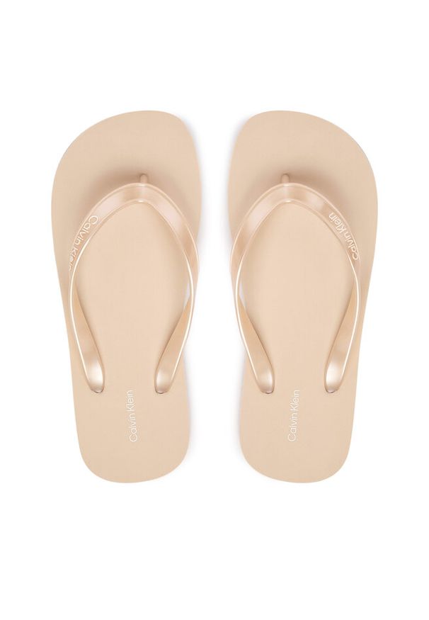 Japonki Calvin Klein. Kolor: różowy