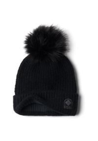 columbia - Czapka zimowa damska Columbia Winter Blur. Kolor: czarny. Sezon: zima. Styl: sportowy