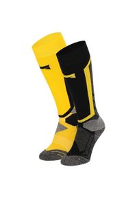 XTREME SOCKSWEAR - Skarpety snowboardowe Xtreme, 2 par, Multi Żółty. Kolor: czarny. Sport: snowboard #1