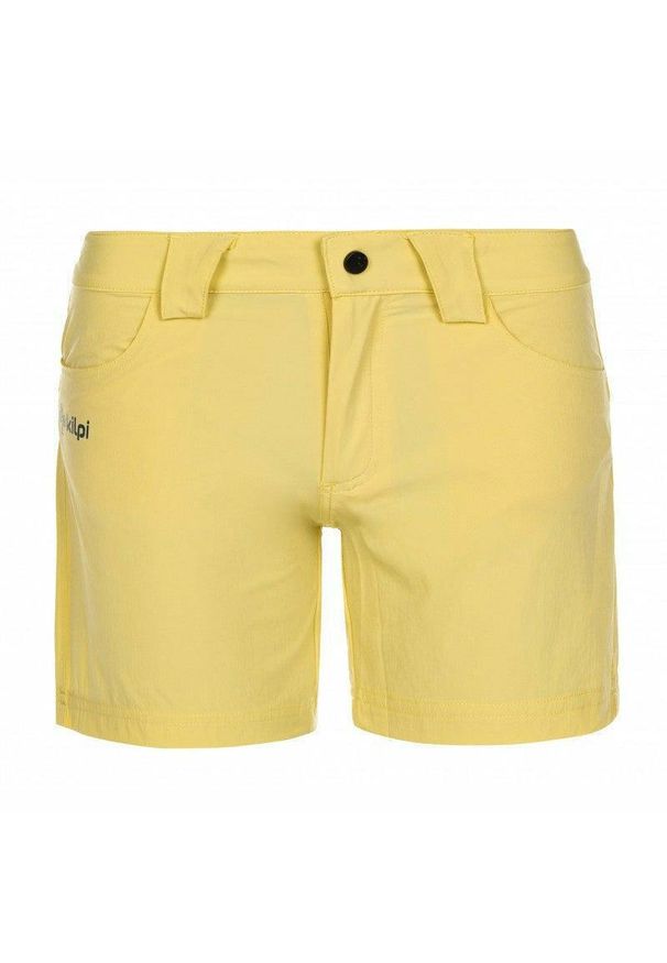 Spodenki damskie Kilpi Sunny. Kolor: żółty. Sezon: lato. Sport: turystyka piesza