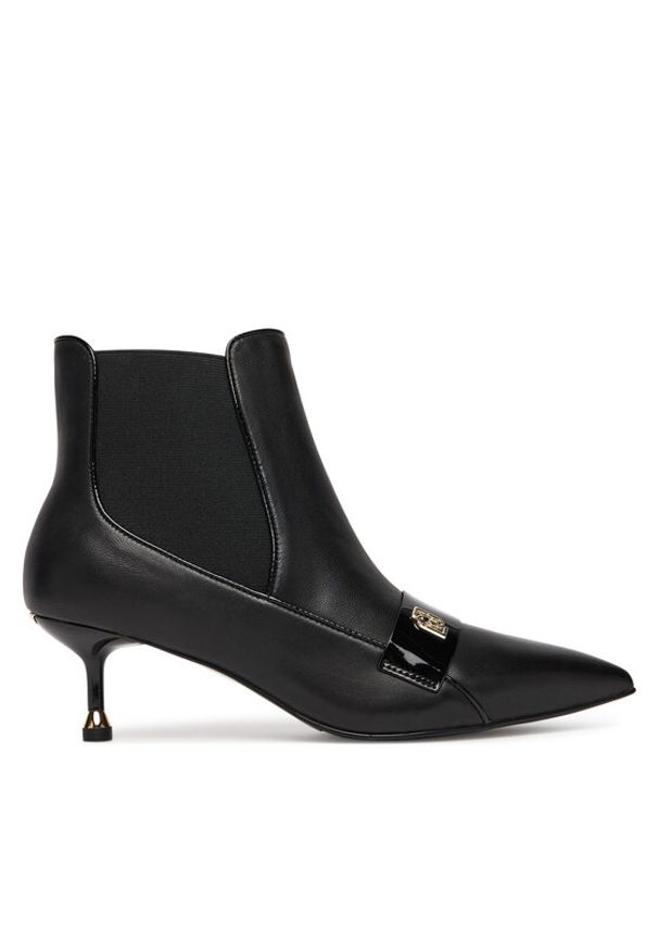 Liu Jo Botki Deva 02 SF5011 PX695 Czarny. Kolor: czarny. Materiał: skóra