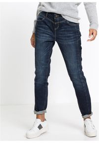 bonprix - Dżinsy straight, mid waist. Kolor: niebieski #1