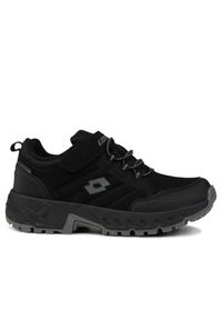 LOTTO - Buty damskie sportowe do chodzenia Lotto KETCHAM LOW TEX T. Kolor: czarny. Sport: turystyka piesza