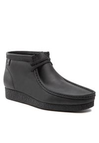 Clarks Trzewiki Shacre Boot 261594407 Czarny. Kolor: czarny. Materiał: skóra, nubuk