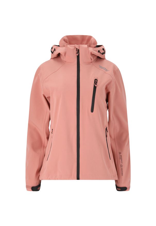 Kurtka przeciwdeszczowa damska Weather Report AWG Camelia W-PRO 15000. Kolor: różowy. Sport: turystyka piesza